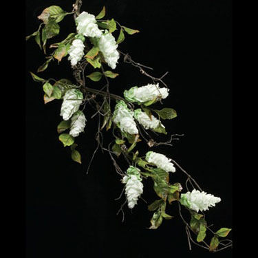 Hybrid Hops Bough White - Artificial floral - artificial hops bough
